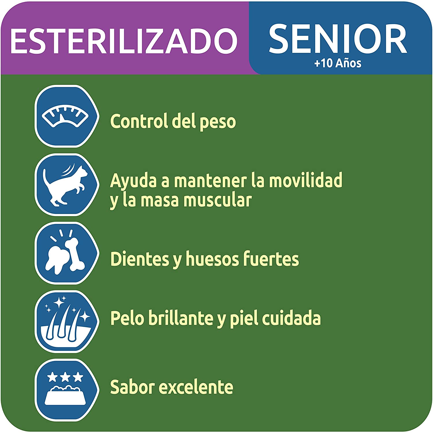  ultima Pienso para Gatos Esterilizados Senior con Pollo - 800 gr 