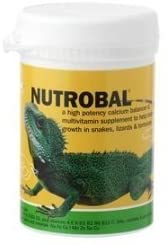  Vetark Nutrobal - Un equilibrio de calcio y suplemento multivitamínico para ayudar a que el hueso crezca en serpientes, lagartos y tortugas. Disponible en 3 tamaños. 