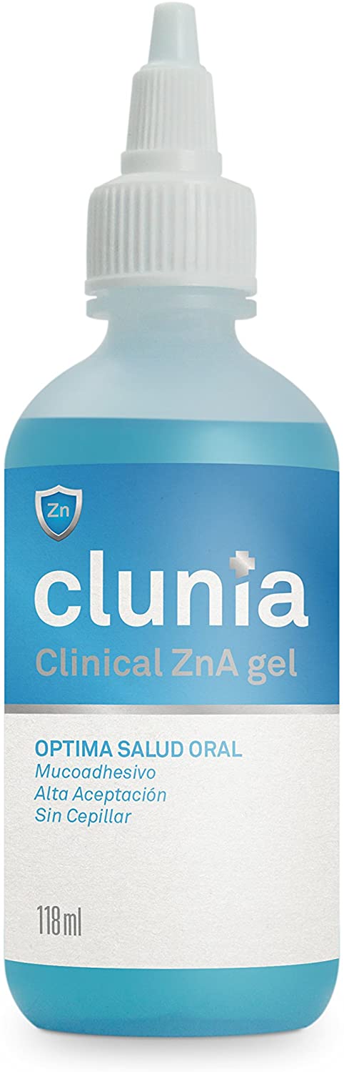  Vetnova Clunia Clinical Zn-A Gel de Higiene Dental para Perros y Gatos - 118 ml 