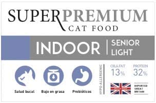  YERBERO Nature Indoor Comida Light Superpremium 1,5kg 