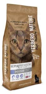  YERBERO Nature Indoor Comida Light Superpremium 1,5kg 