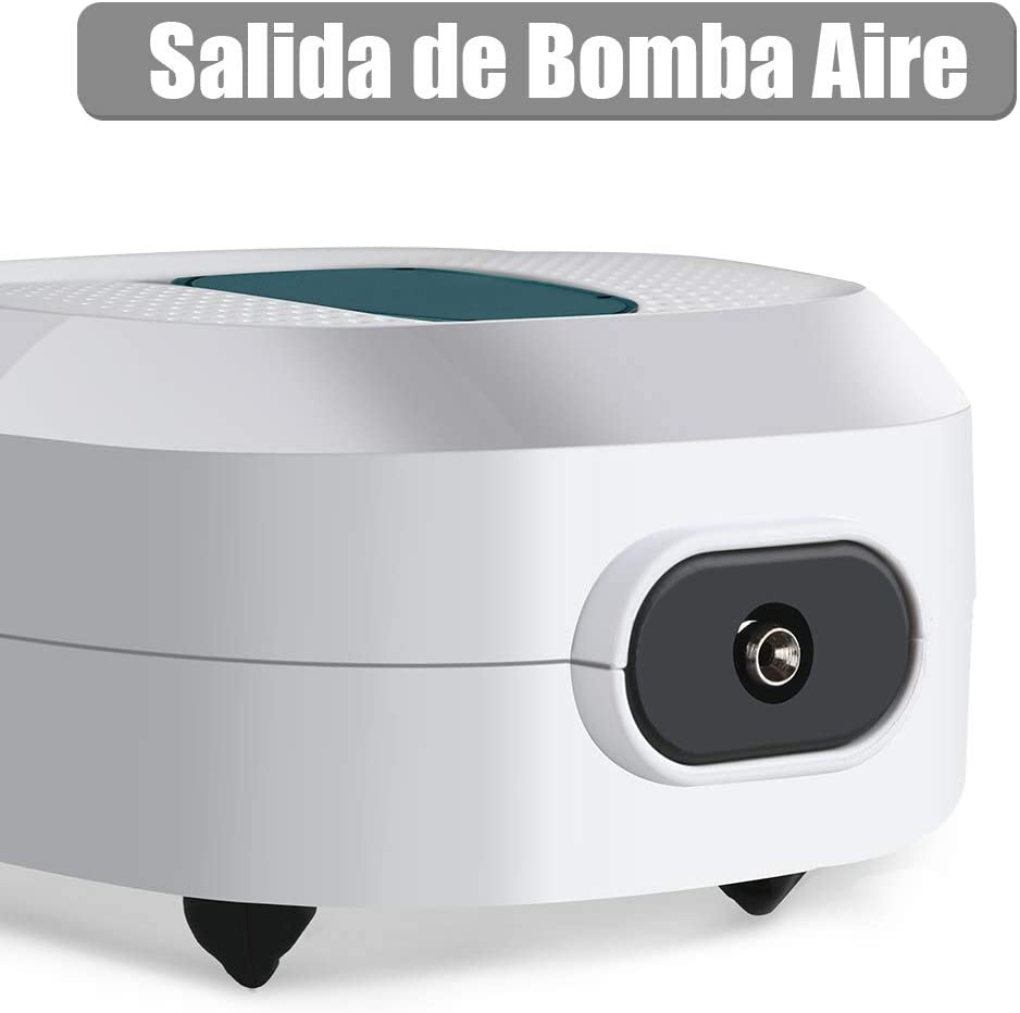  Zacro 2.5w Bomba Aire de Oxígeno para Acuarios, Caudal 3L / min,Tranquilo 