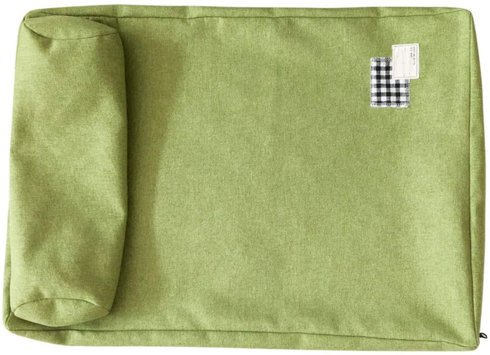  ZANGXING Colchoneta para Mascotas, Cama para La Primavera Y El Verano Funda De Cama para Perros, Ultra Suave, De Gran TamañO, Mantas para Cama De Gato Cachorro, Resistentes Al Agua (Verde),S 