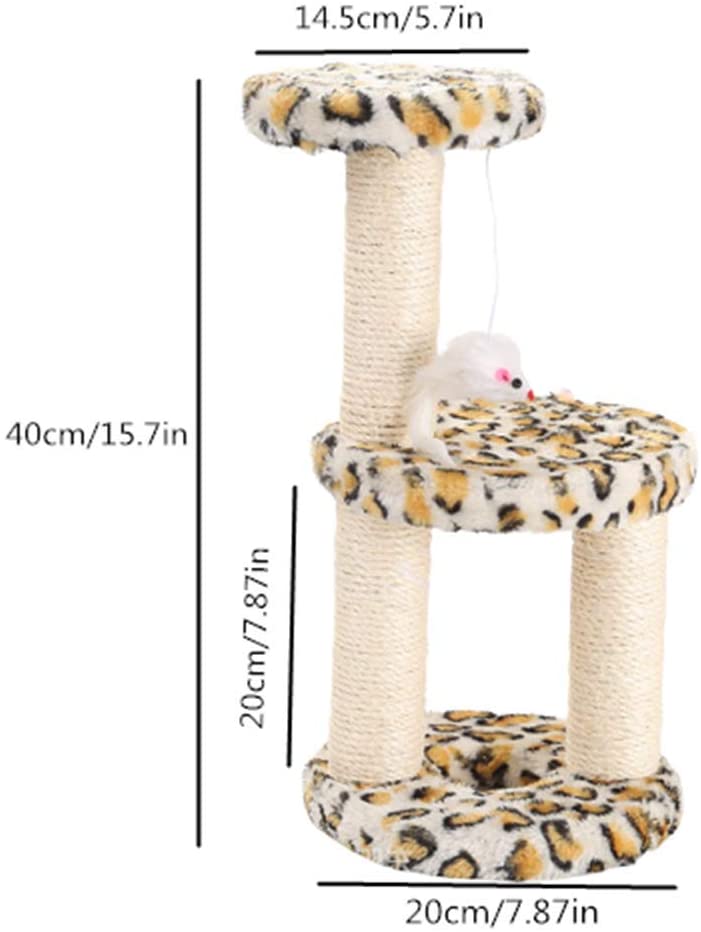  ZUOLUO Juguete Gato Rascador para Gatos Sofa Gato rascadores Postes para rascar Gatos para Gatos Adultos Gato rascador Gato rascadores Gatito rasguño a 