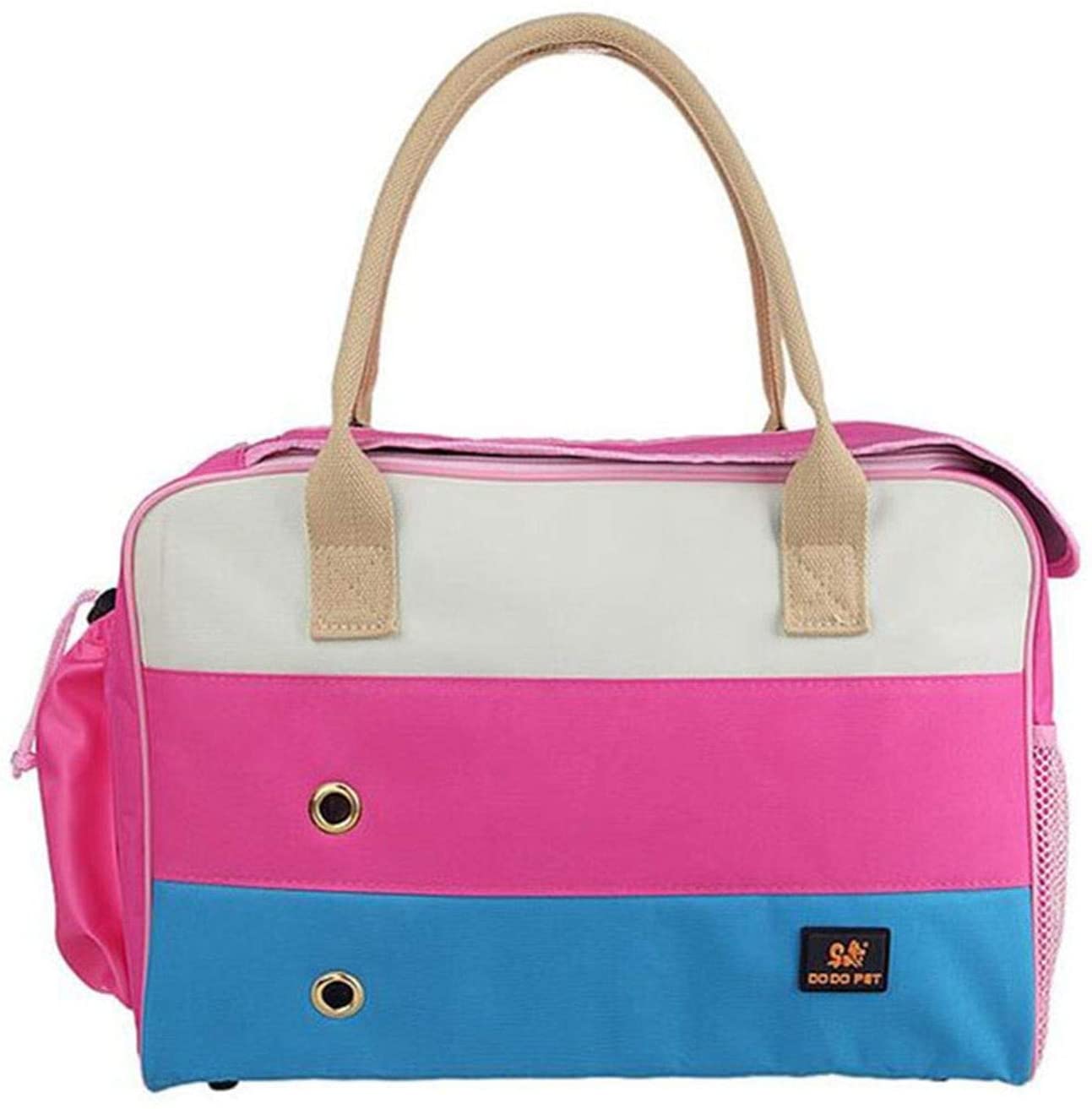  ZZmeet - Bolsa de Transporte para Mascotas, 2 Colores, portátil, para Perro, Bolsa de Transporte para Perro, Plegable, Transpirable 