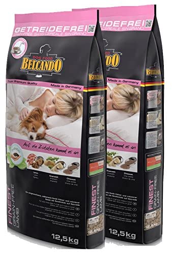  2 x 12,5 kg belcando Finest Grain Free Perros Forro Gluten y getreidefrei 