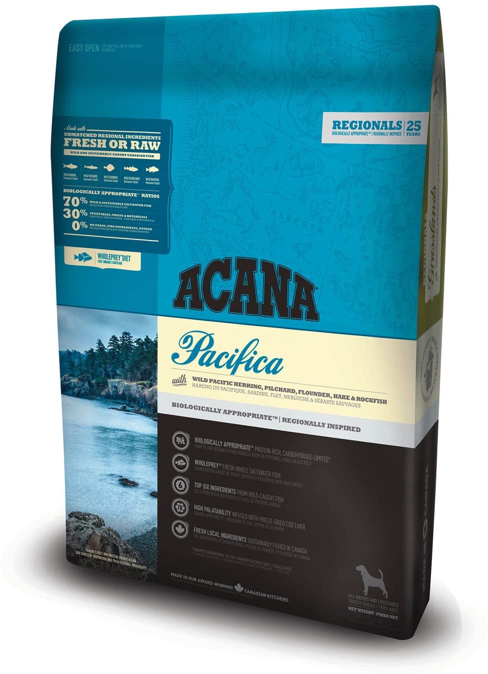  ACANA Pacifica Comida para Perro 6 KG 1 Saco 