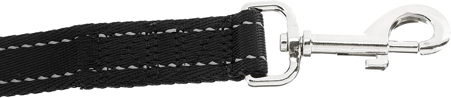  AmazonBasics - Correa para perro con mango acolchado, 1,21 m, Negro 