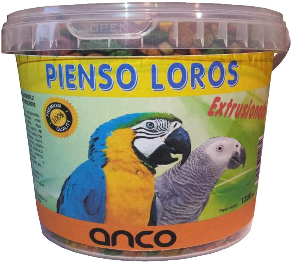  ANCO Pienso para Loros, Extursionado, (500 gr) 