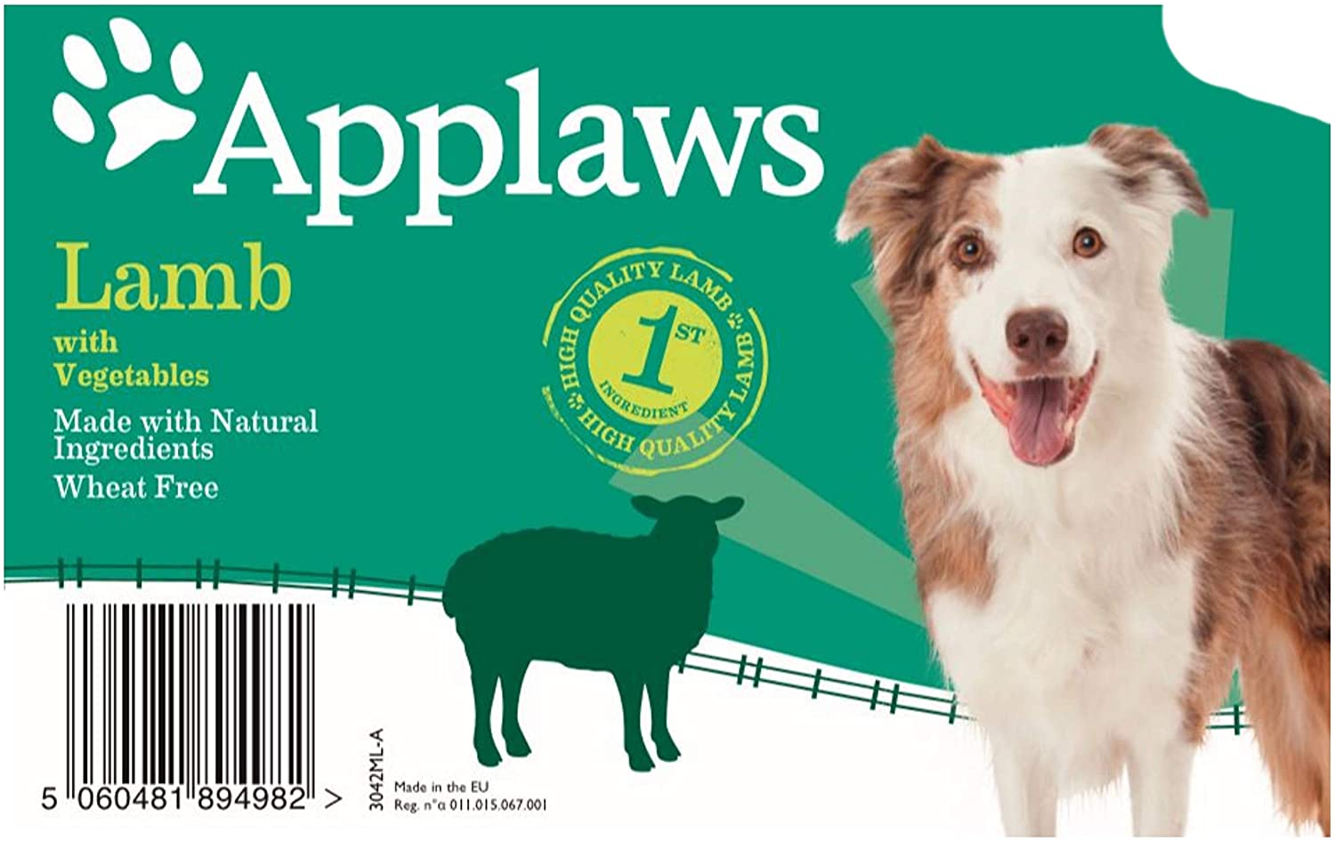  Applaws Pienso Perro Lata Cordero con Vegetales 400 gr 