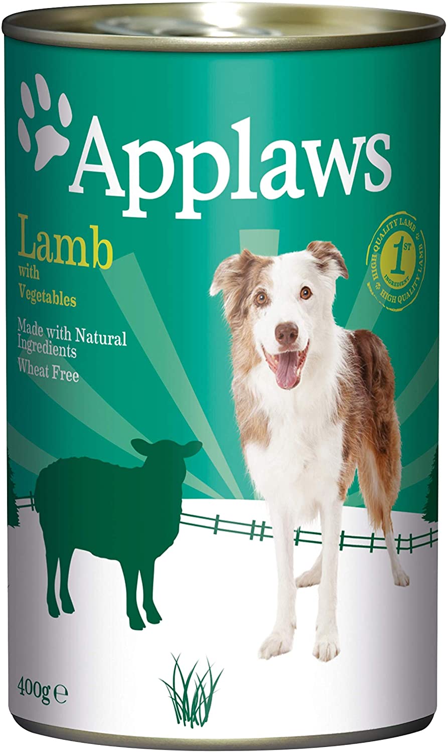  Applaws Pienso Perro Lata Cordero con Vegetales 400 gr 