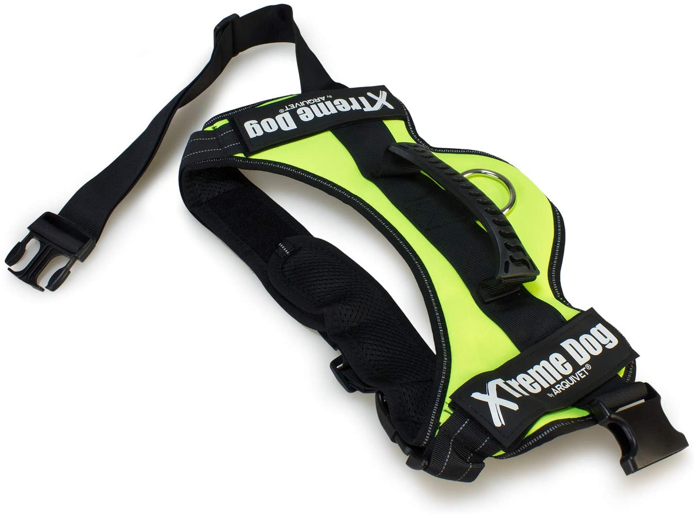  Arquivet 17720 Arnés Xtreme Dog, Verde Neón, XL (80-110 cm) 