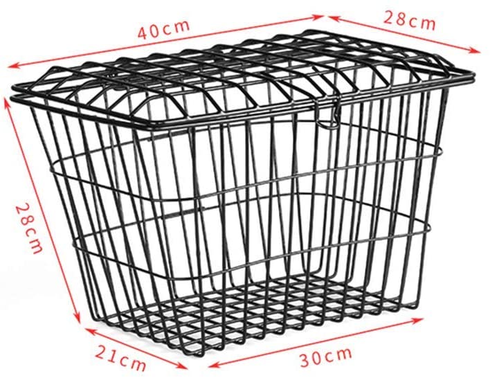 AWSW Cestas de Bicicleta, Bicicletas de montaña, canastas de automóviles audaces y de Gran tamaño, Delanteras y traseras, Estudiantes universales, cestas de cestas traseras Cesta de Bicicletas 