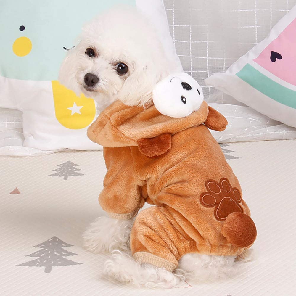  BBsmile Ropa de Perro para Perros pequeños Invierno Cachorro Chihuahua Mascota Perro Abrigo Chaqueta Caliente Ropa de Perros 