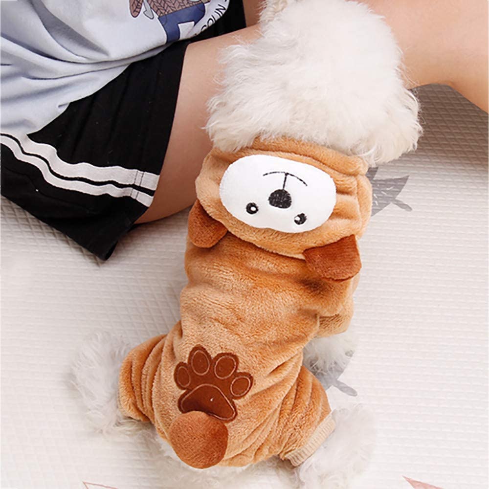  BBsmile Ropa de Perro para Perros pequeños Invierno Cachorro Chihuahua Mascota Perro Abrigo Chaqueta Caliente Ropa de Perros 