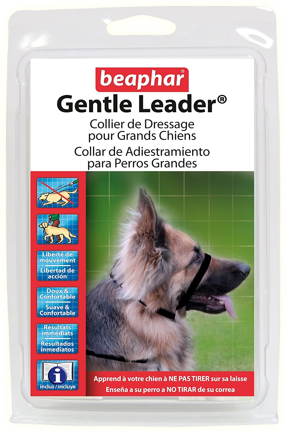  Beaphar Collar de Adiestramiento Gentle Leader, L, Negro 