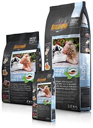  BELCANDO comida seca Puppy Gravy para cachorros de perros y perros jóvenes de 5,0 kg 