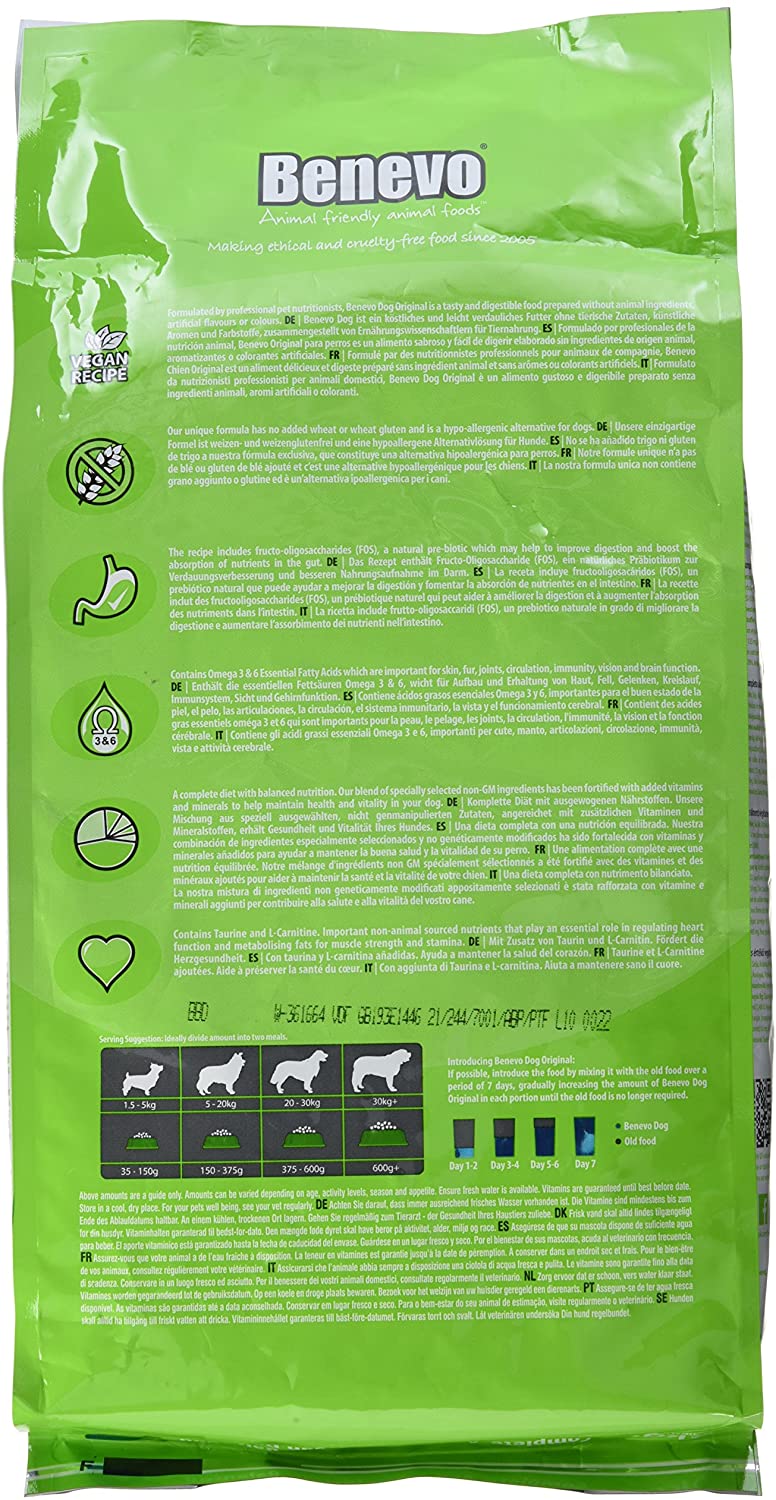  Benevo - Alimento seco para Perro Adulto Completo – Bolsa de 2 kg 