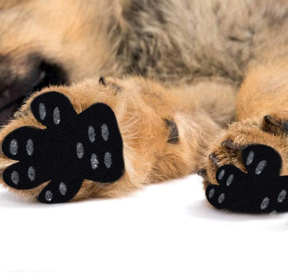  Bestice Dog Paw Protection - Almohadillas de tracción Antideslizantes con agarres, Zapatos para Perros Desechables autoadhesivos para Piso de Madera Dura Ropa Interior 