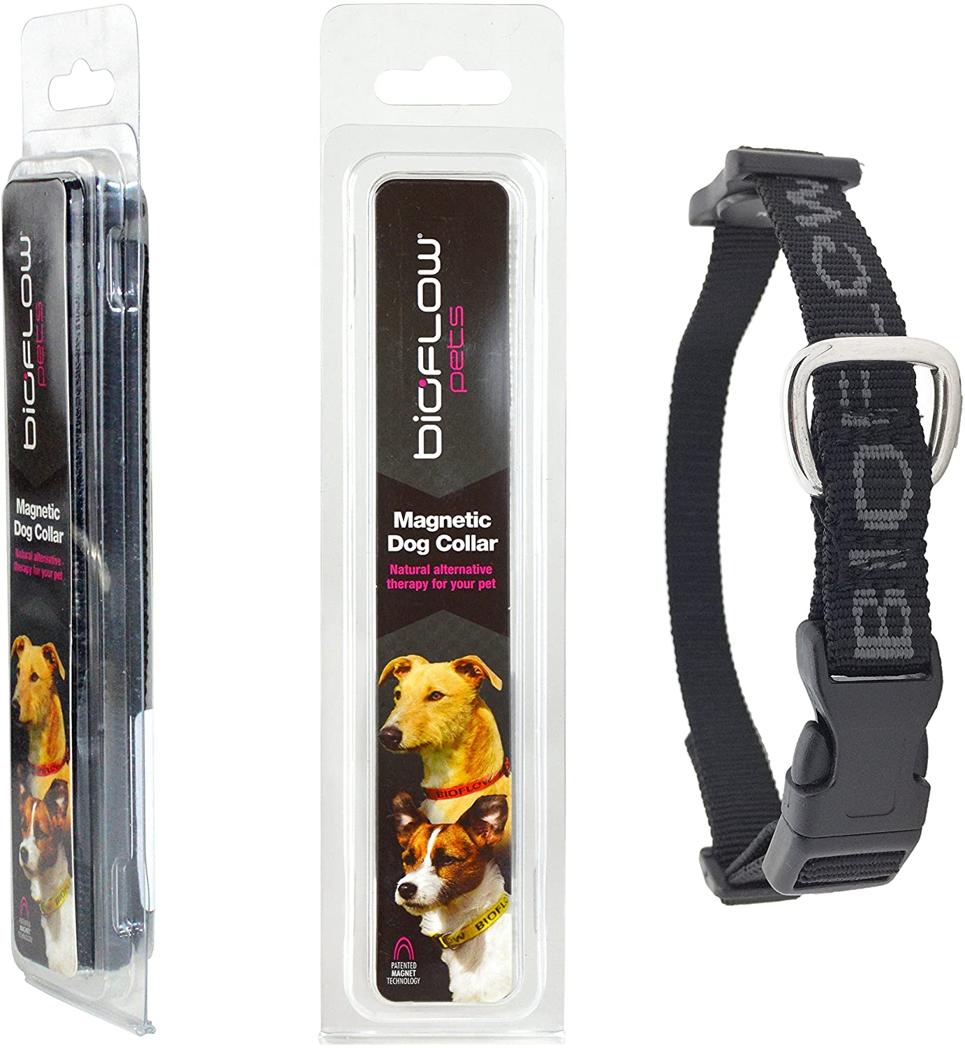  Bioflow Collar Perro Magnético Negro - S (hasta 45cm) 