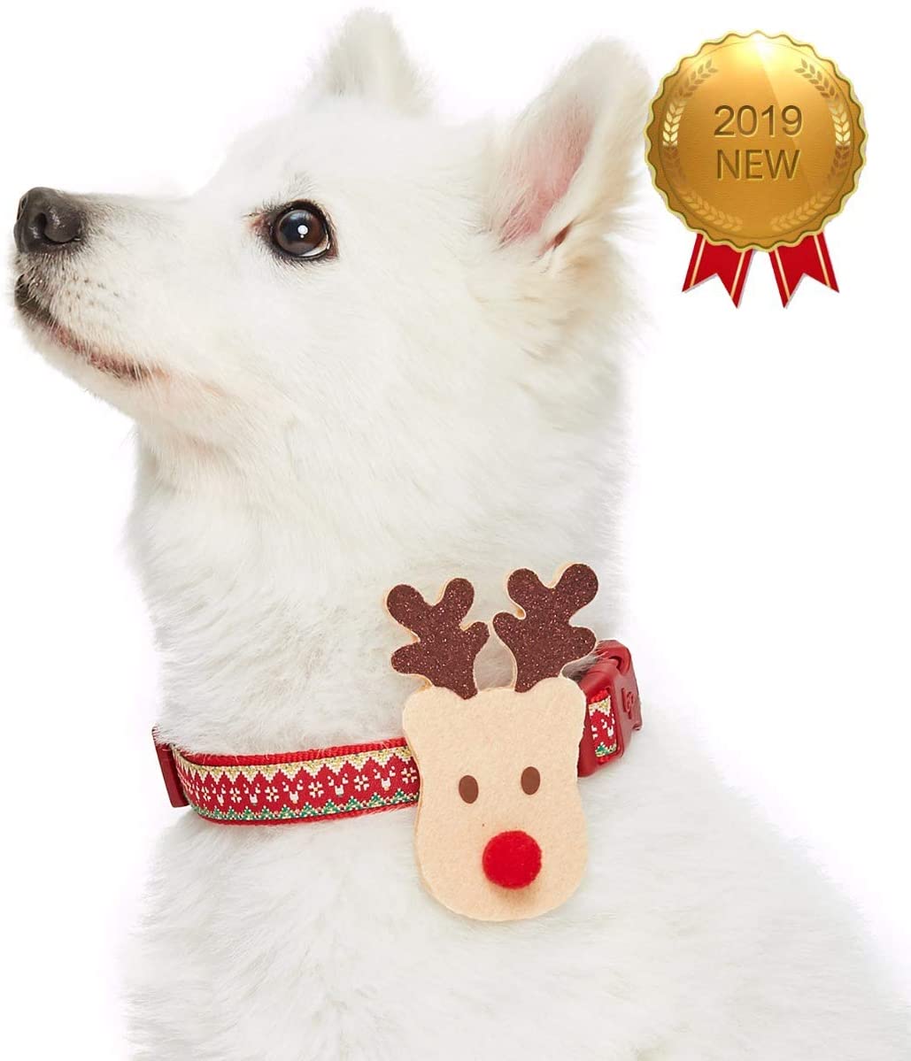  Blueberry Pet Colección de Navidad – Collar de Perro Regular, Collar Personalizado, Pajarita o Correa 