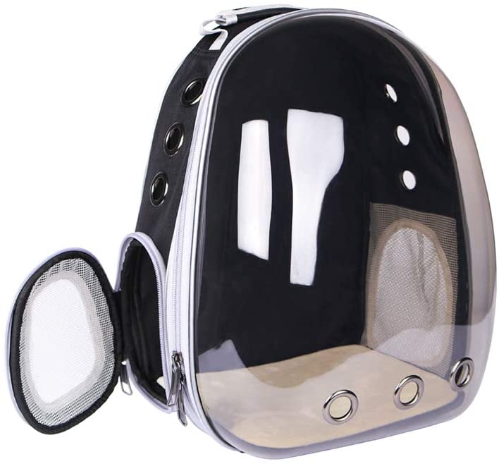  Bolsa de gato transparente Mochila de gato para mascotas Kit de gato Cápsula Salida de perro Bolsa de transporte Bolsa de gato Bolsa de escuela Bolsa de gato 