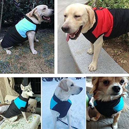  Calentar invierno del animal doméstico del chaleco del perro ropa para perros chaleco a prueba de agua para mascotas capa de la chaqueta chaqueta caliente la técnica ropa para perros grandes Pequeño 