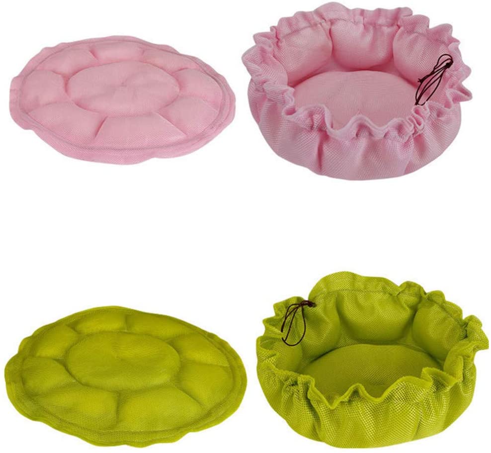  Cama para Perros pequeños Material de Malla Cálido Suave Robusto Portátil Doble Uso Cachorro Sofá Cojín Estera Manta 