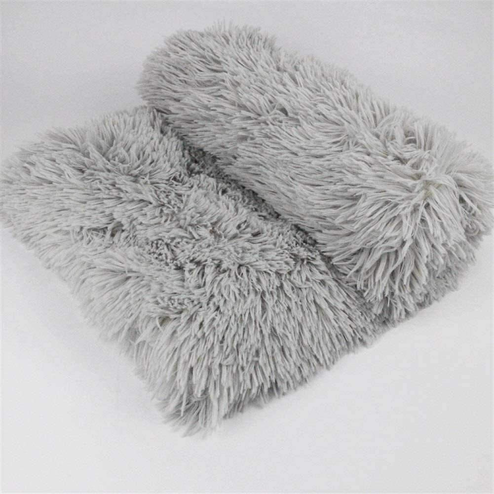  Cama perro Gato perro de peluche de largo cama del animal doméstico cama Mantas perro mullido Mats profunda suave for dormir de verano fina cubre for perros grandes gatos sólido colchón camas para per 