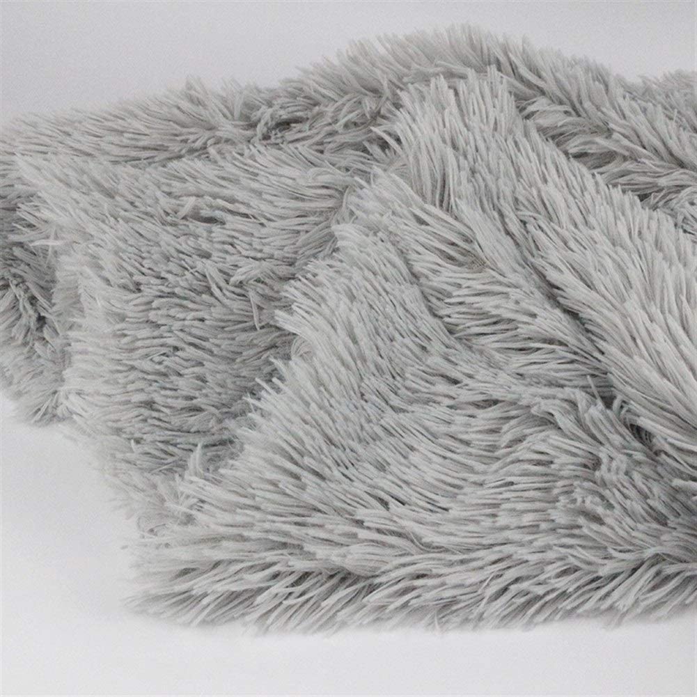  Cama perro Gato perro de peluche de largo cama del animal doméstico cama Mantas perro mullido Mats profunda suave for dormir de verano fina cubre for perros grandes gatos sólido colchón camas para per 