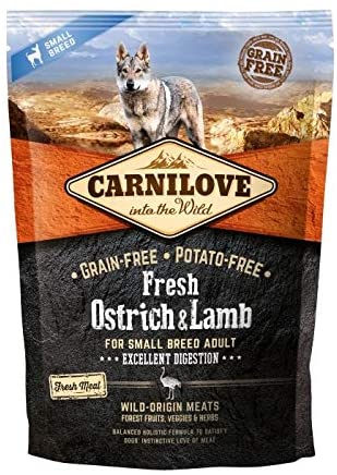  Carnilove Canine Adult Small Fresh Avestruz Cordero 6Kg 6000 g 