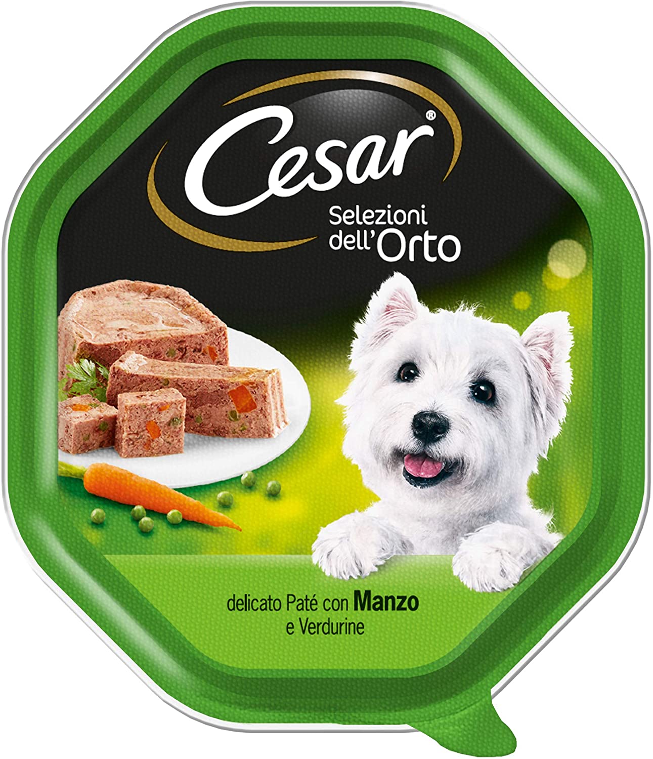  CESAR O selecciones del huerto delicado ybr125 con ternera y verdurine – Paquete de 14 unidades 