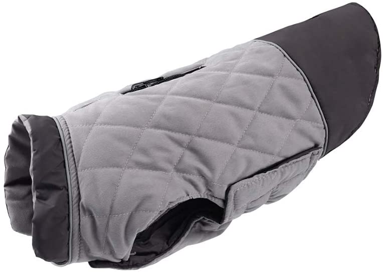  Cheng Yi Abrigo de Invierno para Perro, Chaleco cálido, Disponible en Ambos Lados, Ropa Impermeable para Mascotas pequeñas, Medianas y Grandes 