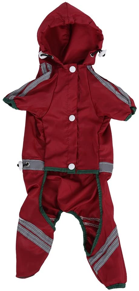  Chubasquero impermeable para mascotas, chaqueta impermeable para gatos, campana para perro, impermeable, abrigo reflectante para ropa 