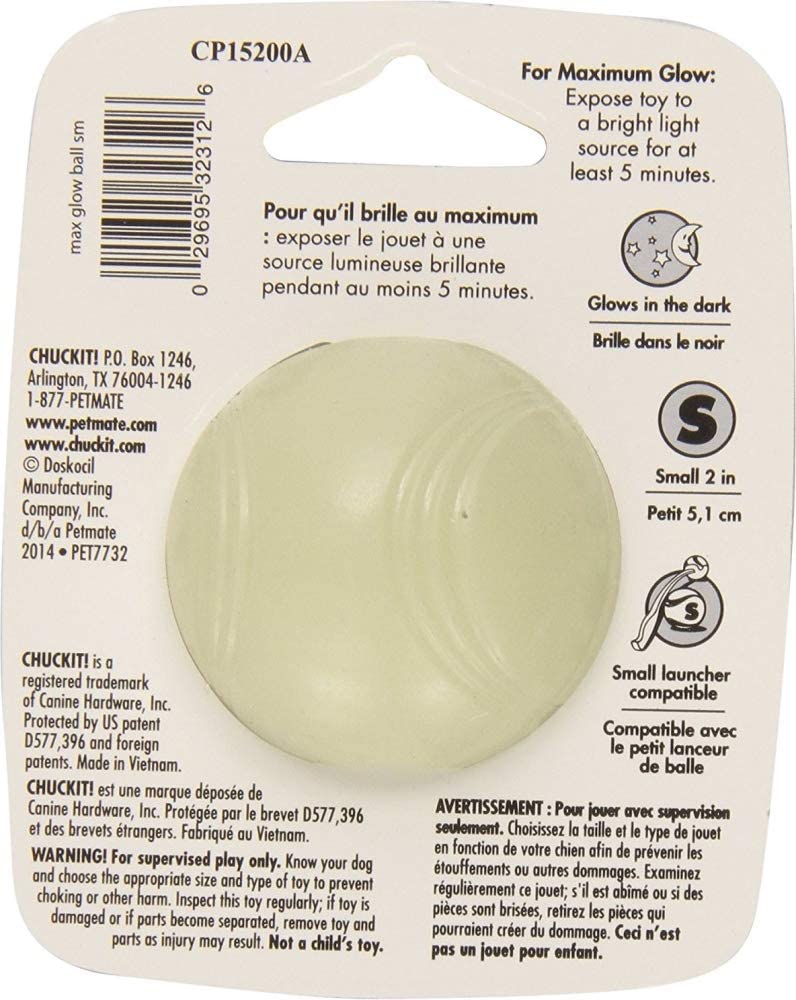  Chuckit! CU0520020 MAX Glow Ball, S 