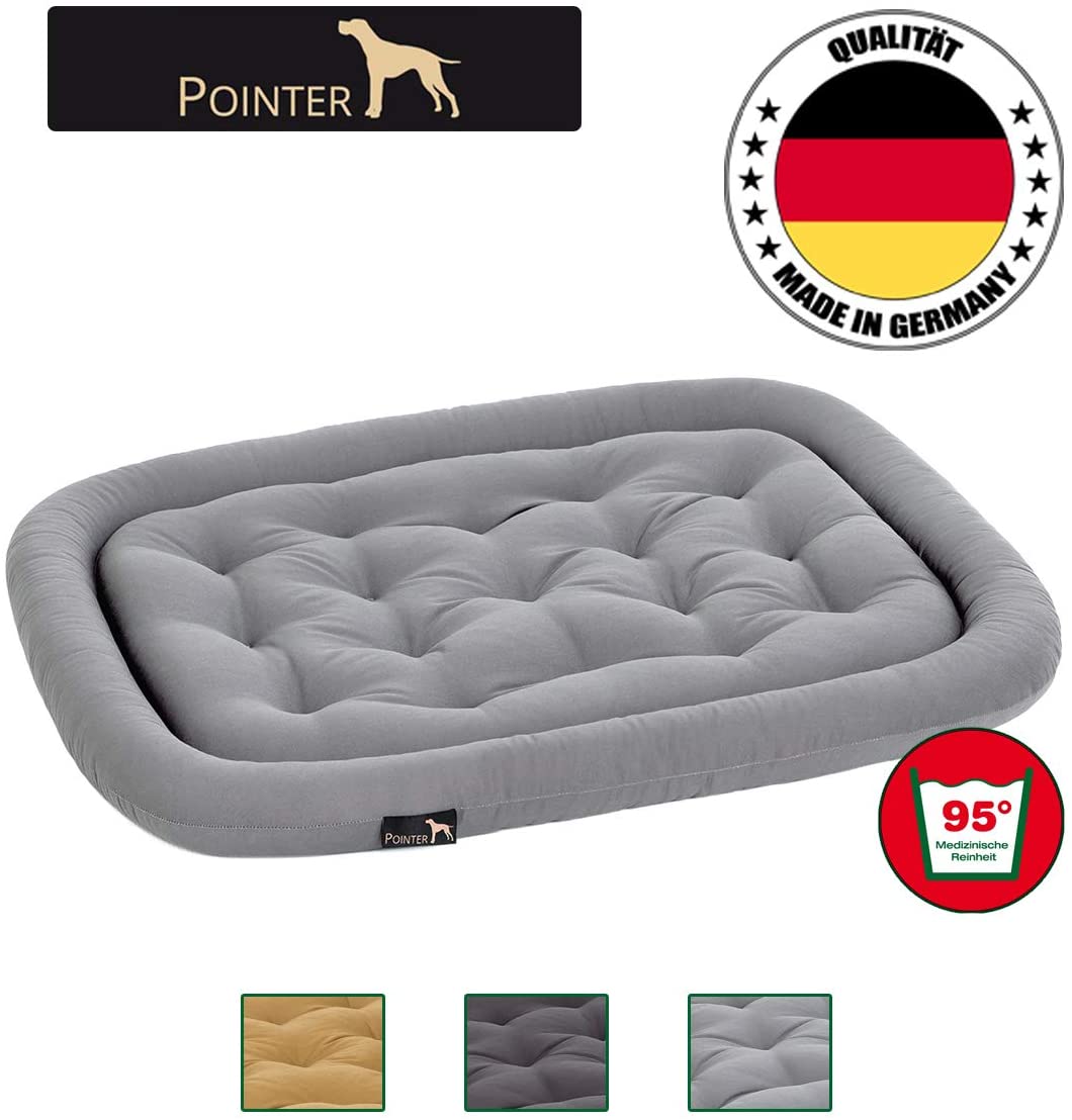  cojín para perros, de Pointer, ortopédica, estable, antiarañazos, para verano, reversible, limpieza fácil, apto para secadora, lavable completamente a 95°C, calidad prémium, tamaño y color a elegir 