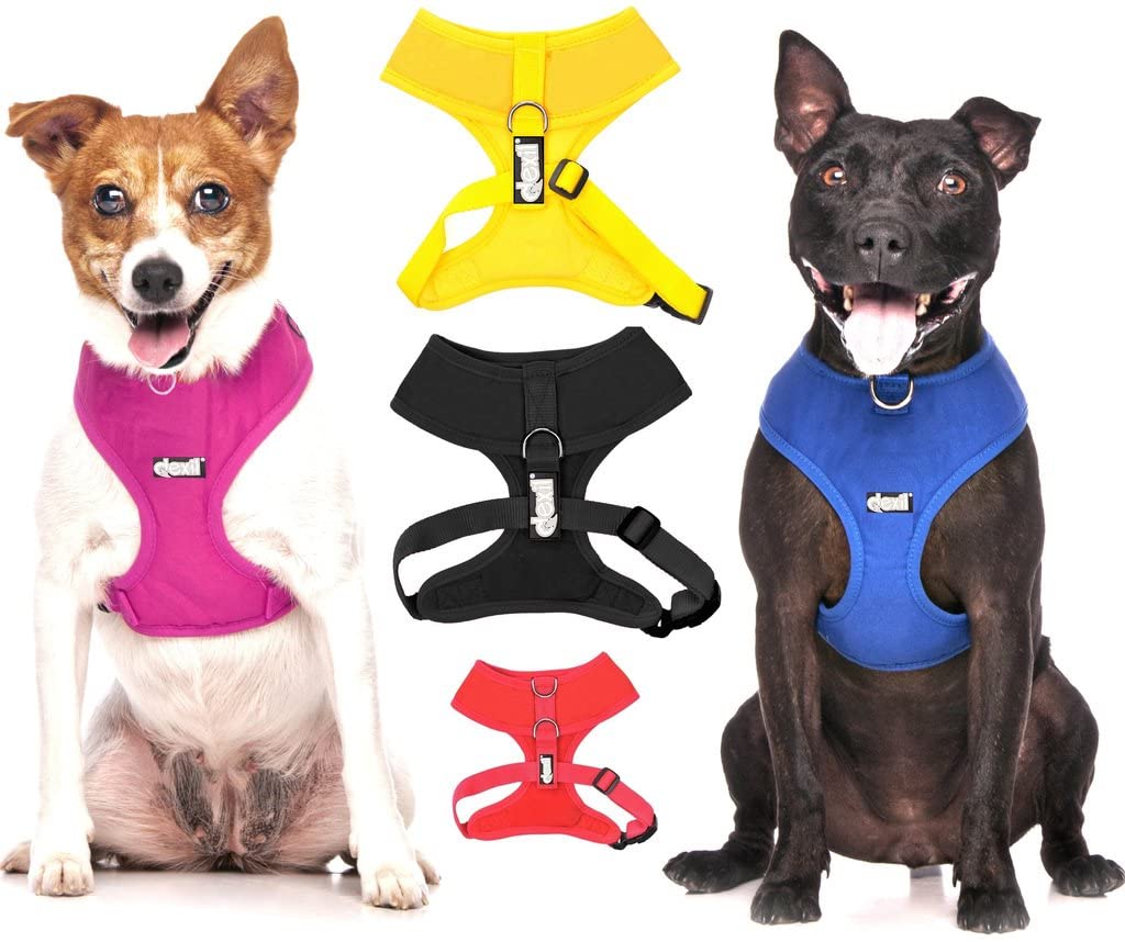  Collar para perros acolchado de neopreno, es ajustable, en tallas S, M, L, XL y XXL, de Dexil 