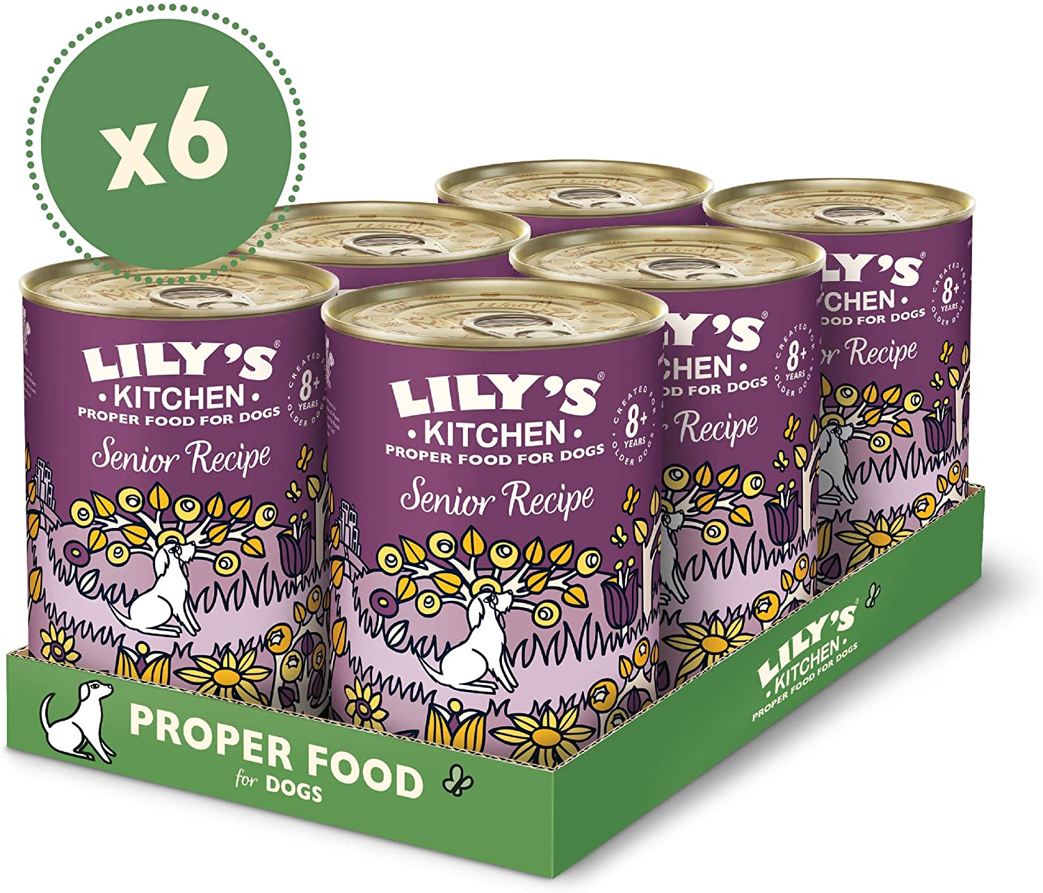  Comida húmeda para Perros Lily's Kitchen, 400 g, 6 Unidades 