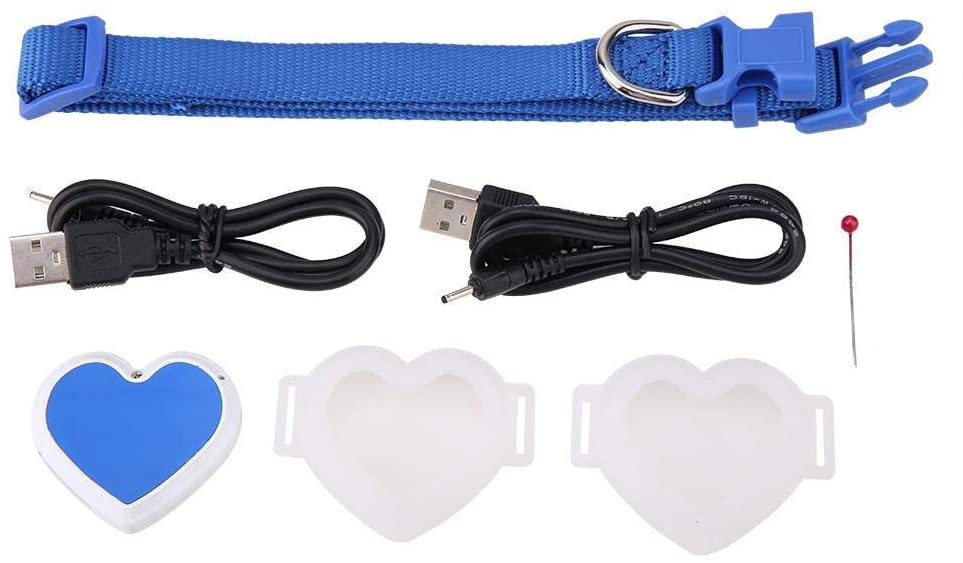  CSDY-Pet Security Tracker Impermeable para Mascotas Anti-Perdida del localizador del buscador Inteligente de Recarga USB Animal doméstico del Monitor Perros GPS 