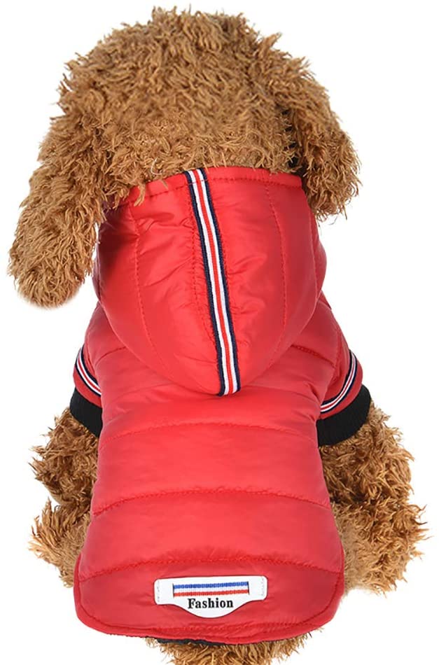  DONG HAI Ropa para Mascotas Escudo Escudo De Invierno Frío del Animal Doméstico De La Chaqueta Caliente El Chaleco De La Técnica Ropa para Perros Pequeños Medio 