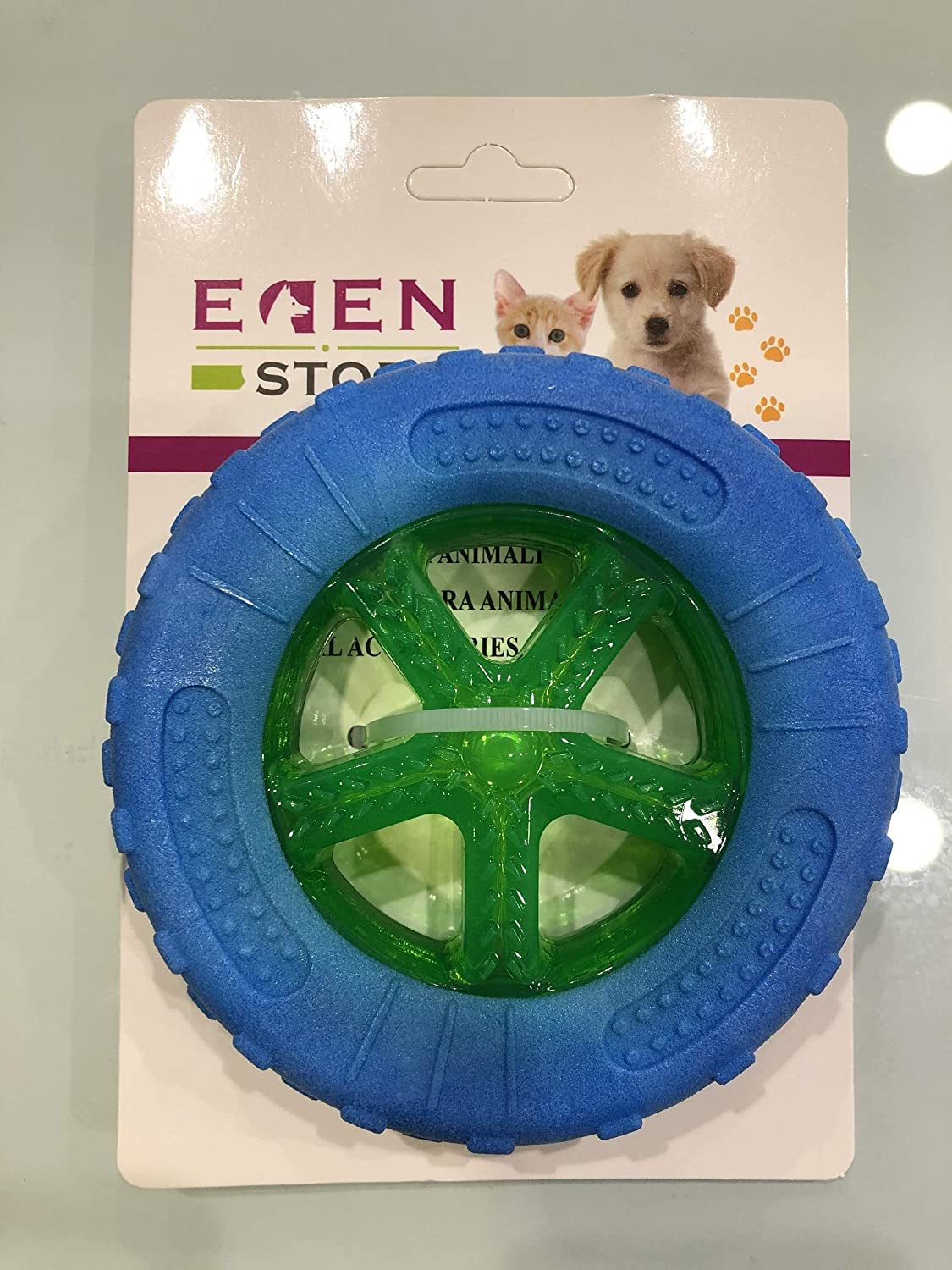  Eden - Juguete para Perros, Rueda Resistente, Juego Flotante, Juego de Repuesto, diámetro 13 cm 