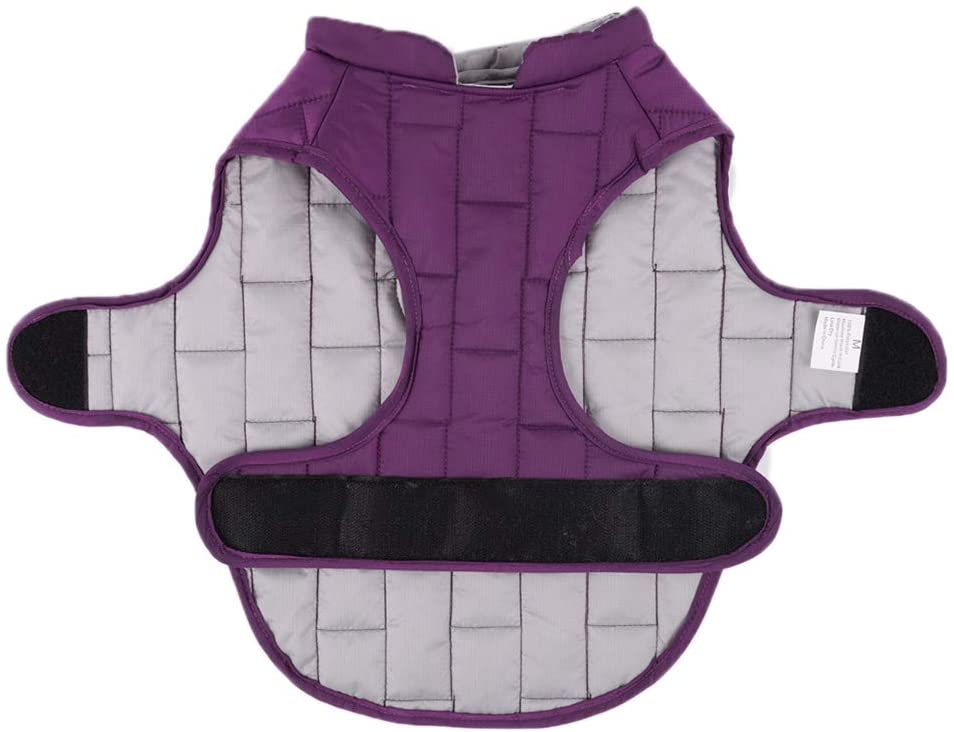  EisEyen Resistente al Agua Perros Chaqueta Doble Cara Calientes hundeman TELM de XXL, Morado, Medium 