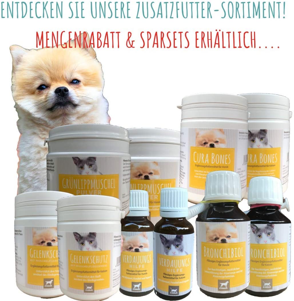  EMMA Multi Vitamine B Complex para Perros, Vitamina B1, B2, B6, B12, Calcio, ácido fólico, Hierro, Zinc Líquido 100 ml 