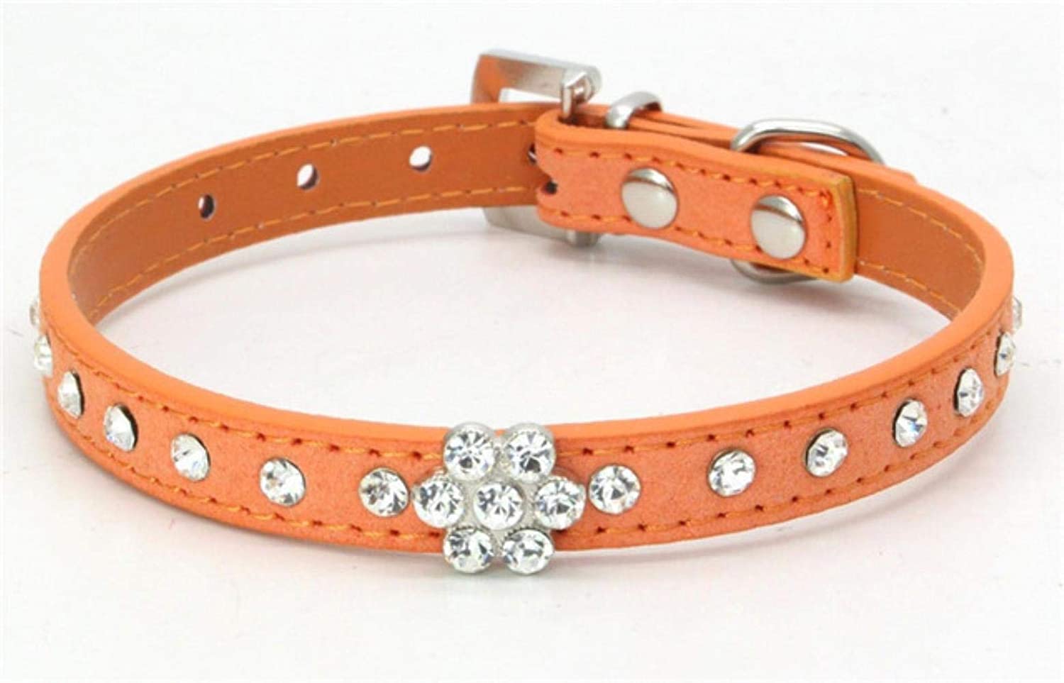  fafagogo2216gogo Collar De Perro Perros Pequeños Collares Tienda De Perritos Chihuahua Rhinestone Accesorios Mascota Gato Producto Collar Collar Suministros Collier Chat Animaux, Rojo, XS 