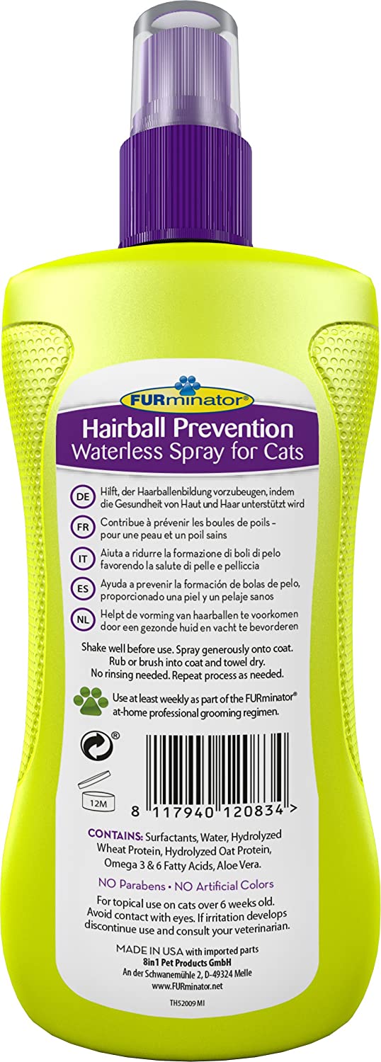  Furminator Spray en seco para prevención de Bolas de Pelo 251 ml 