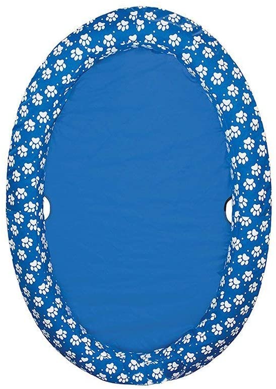  Ginkago Juguete Inflable de la Piscina del Flotador de la Piscina del Animal doméstico del Juguete (Blue) 