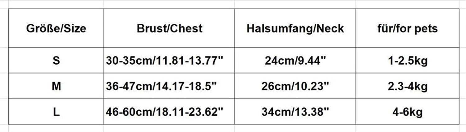  GOUSHENG collar Mascotas Perros Arnés para Mascotas Totalmente Ajustable Chaleco Correa De Malla Ajustable para Dragones Barbudos Cobayes Hurones Conejos Gatos (Tamaño S: Baúl: 30-35Cm / 11.81-13.77" 