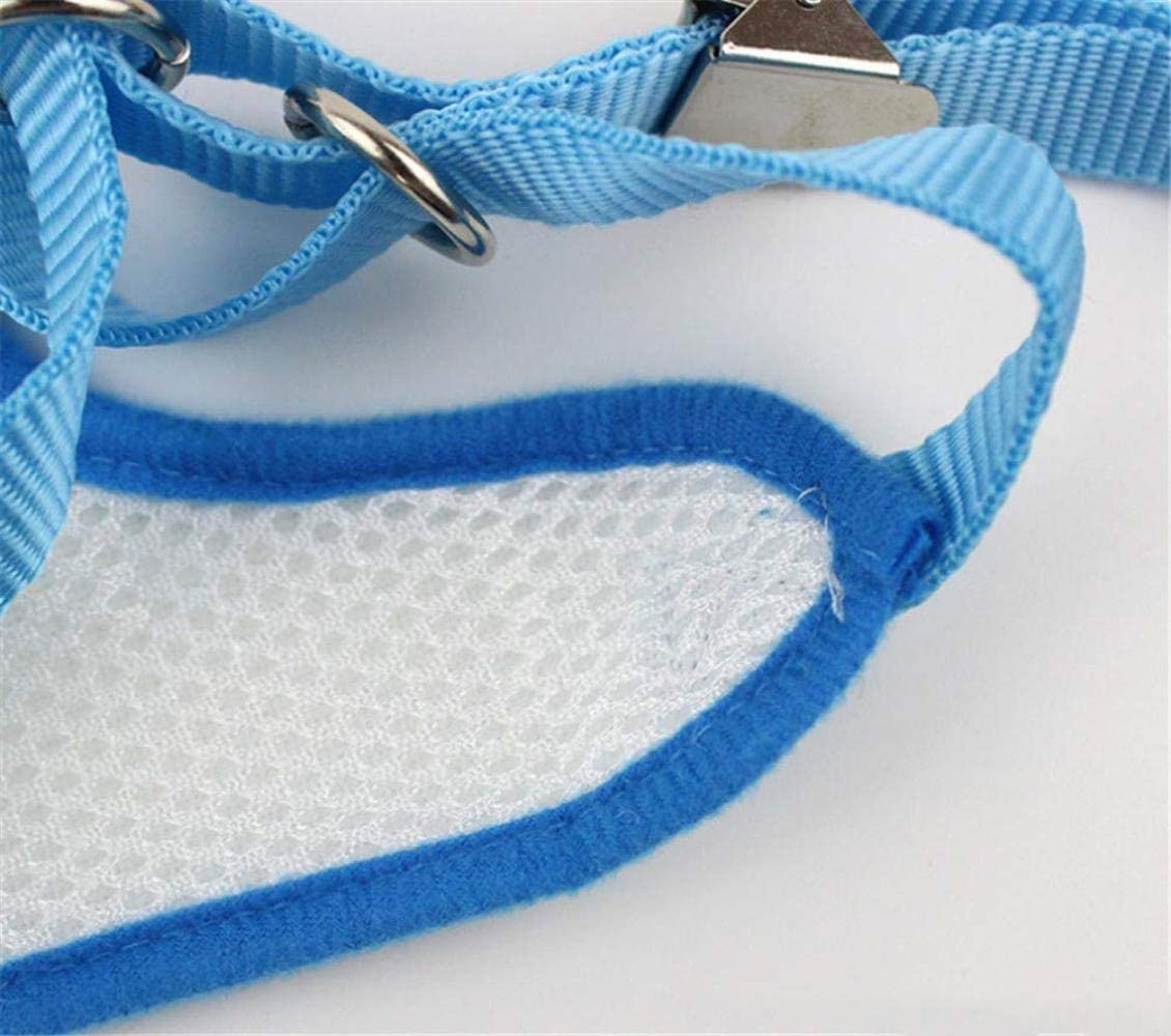  GOUSHENG collar Mascotas Perros Arnés para Mascotas Totalmente Ajustable Chaleco Correa De Malla Ajustable para Dragones Barbudos Cobayes Hurones Conejos Gatos (Tamaño S: Baúl: 30-35Cm / 11.81-13.77" 