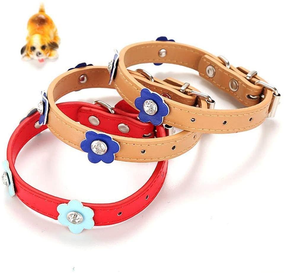  GOUSHENG collar Mascotas Perros  Paquete De 2 Collares para Gatito/Hurón/Conejo/Gato/Cachorro Extra Pequeño, Collares De Gatito para Niñas Y Niños - Duradero, Agradable para La Piel - Collares 