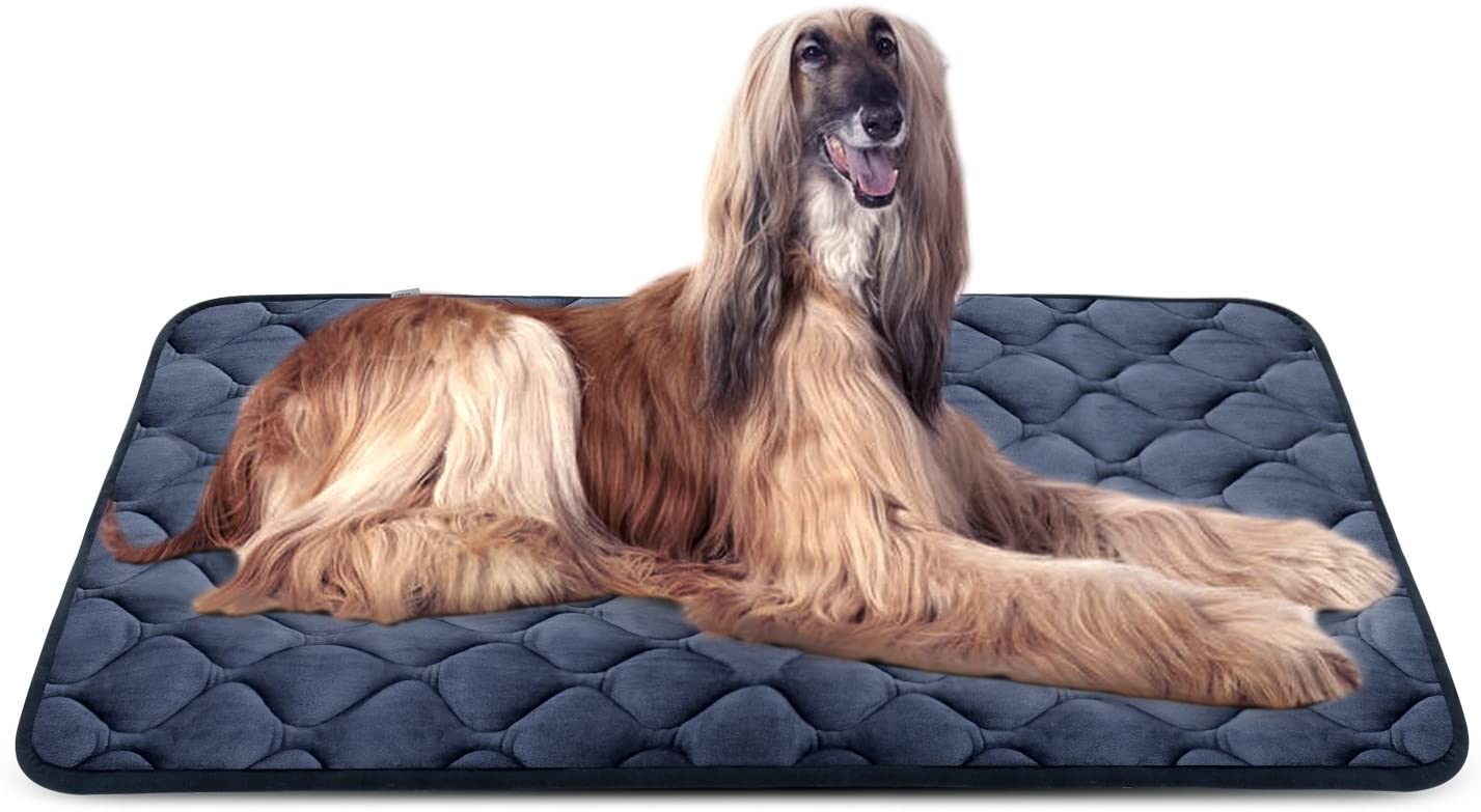  Hero Dog Cama Colchoneta Perro Grande Lavable XL, Cojines para Mascotas Antideslizante Vellón Almohadilla Suave 120x85 cm 